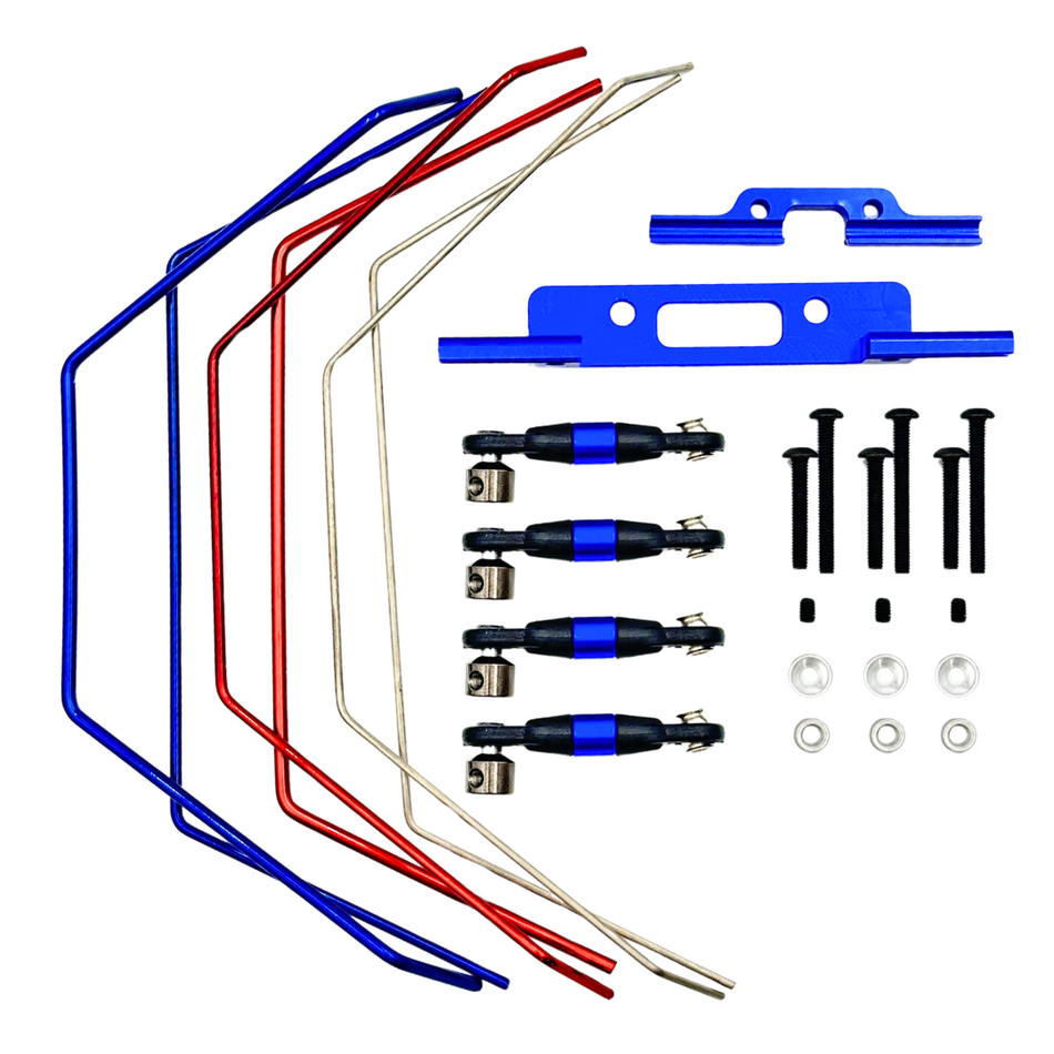 OZRC Upgrade Traxxas Slash 2WD Front & Rear Universal Anti-roll Sway Bar Kit