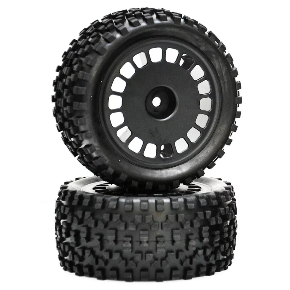 OZRC Wheels Rims Tyres for Tamiya TT-02B DT-02 1-10 RC Buggy Car 12mm Hex 4pcs