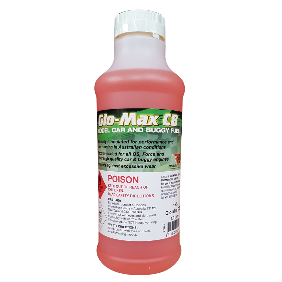 OZZIETRADERS GLO-MAX CB Fuel 16 Percent Nitro 1 Litre GMCB1610