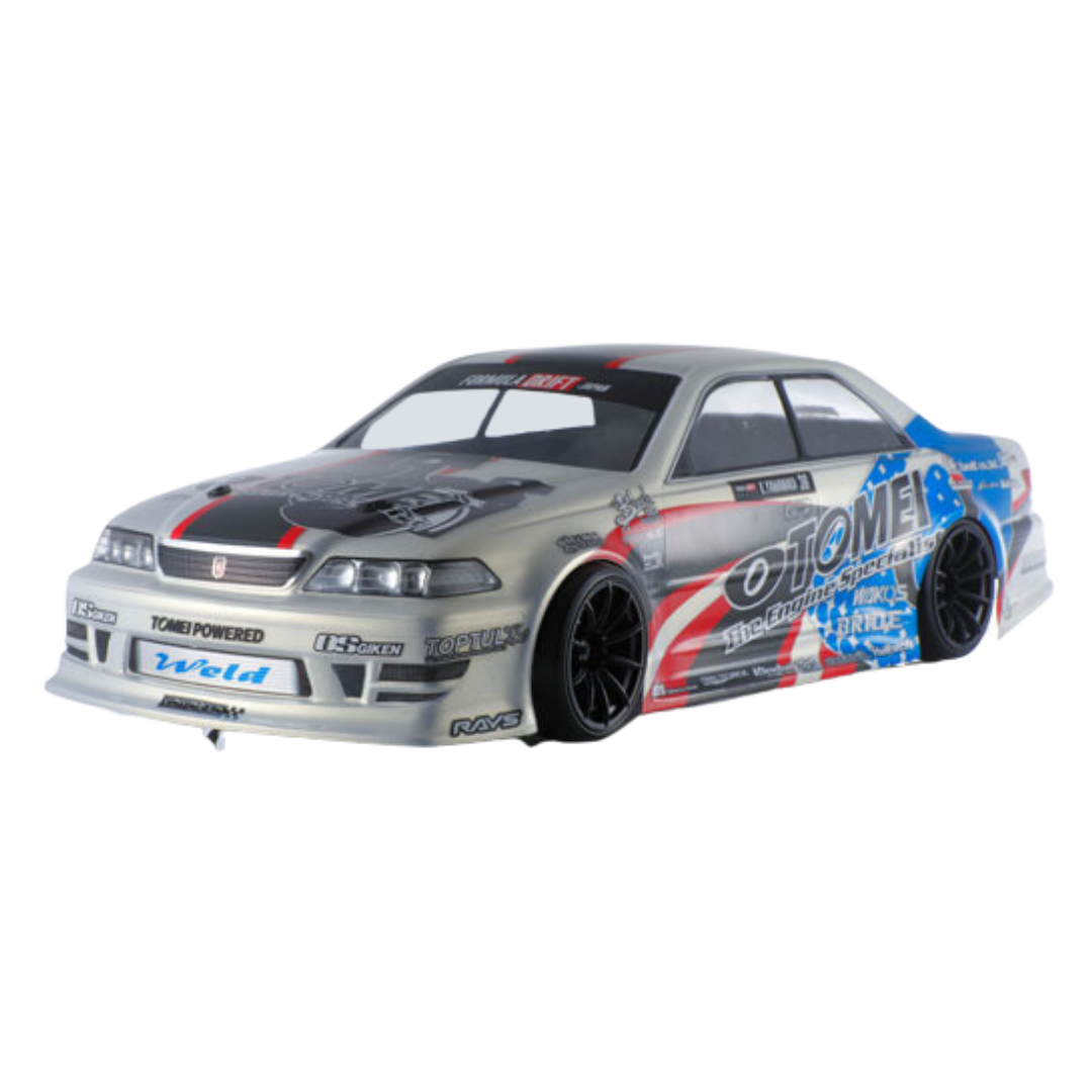 Team Reverse Jzx100 Overdose Toyota JZX100 Mark II Team Kenji w/ TOMEI POWERED Clear 1/10 ...