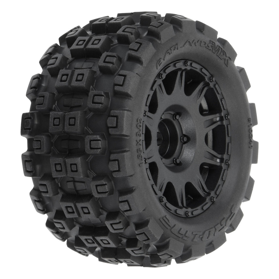 ProLine Badlands MX 1.85in F/R Wheels Tyres Granite Typhon GROM PRO1024110