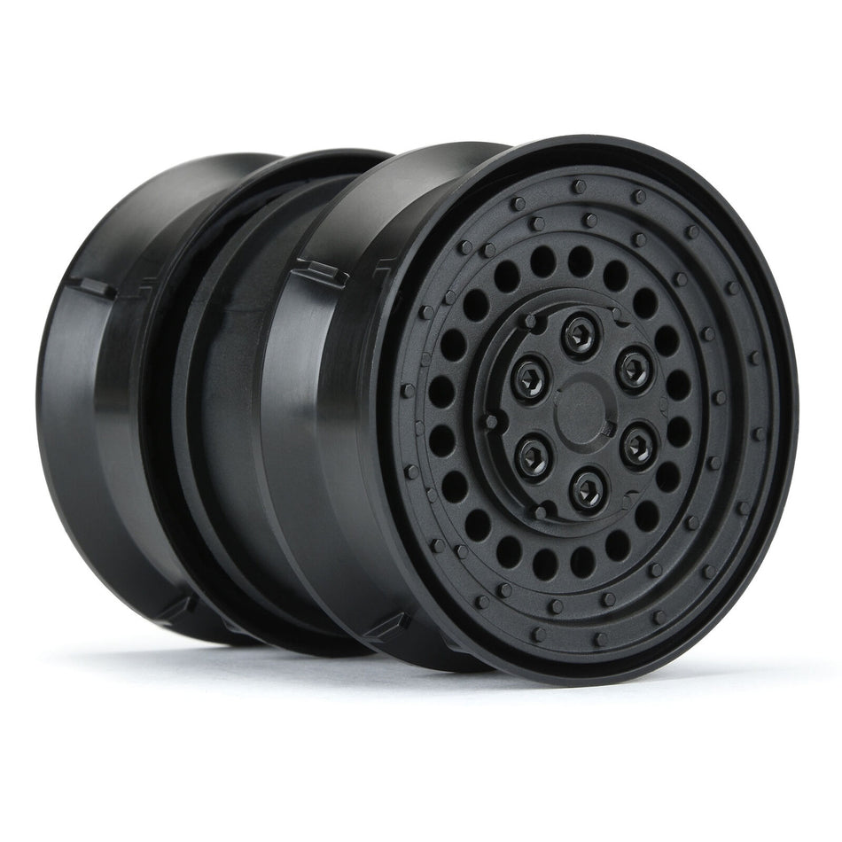 Proline Carbine 1.9in Black Dually Wheels Beadlock for RC Crawler PR2786-00