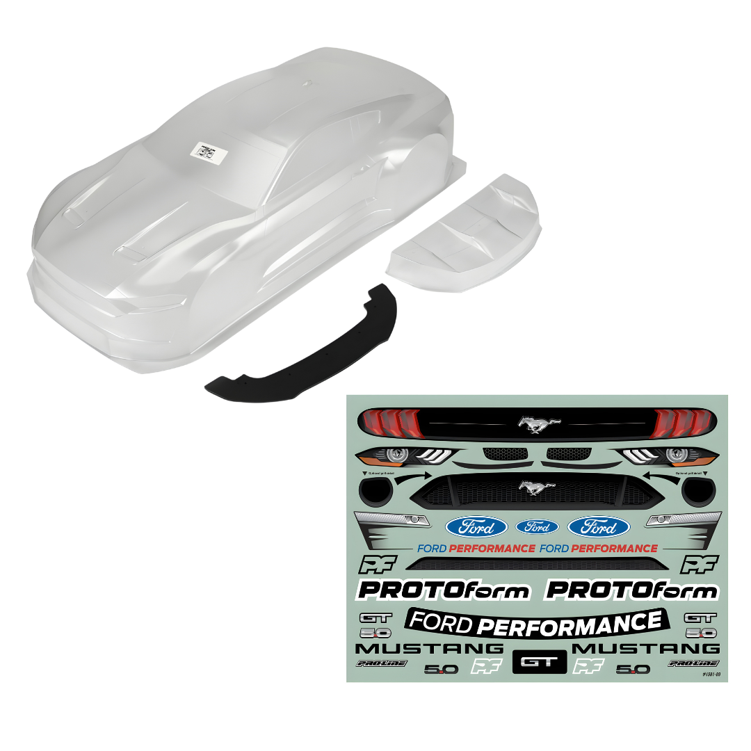 PROTOform 2021 Ford Mustang GT Clear RC Body Shell Felony 1/7 PRM15810 ...