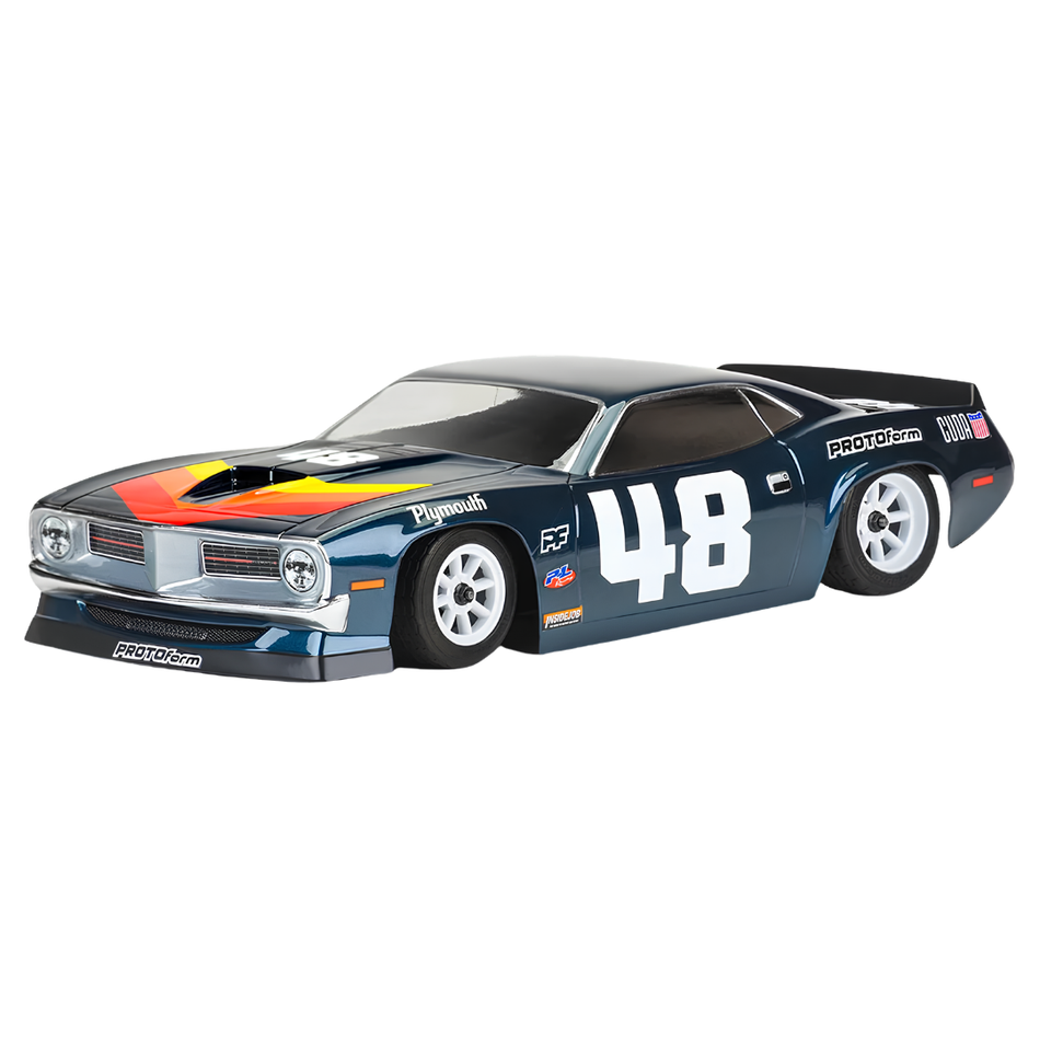 PROTOform 1970 Plymouth Barracuda VTA Clear Body 1/10 200mm PRM159400
