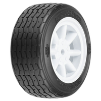 PROTOform VTA Front 26mm 12mm White Wheel Tyre Set 2pcs PRM1014017