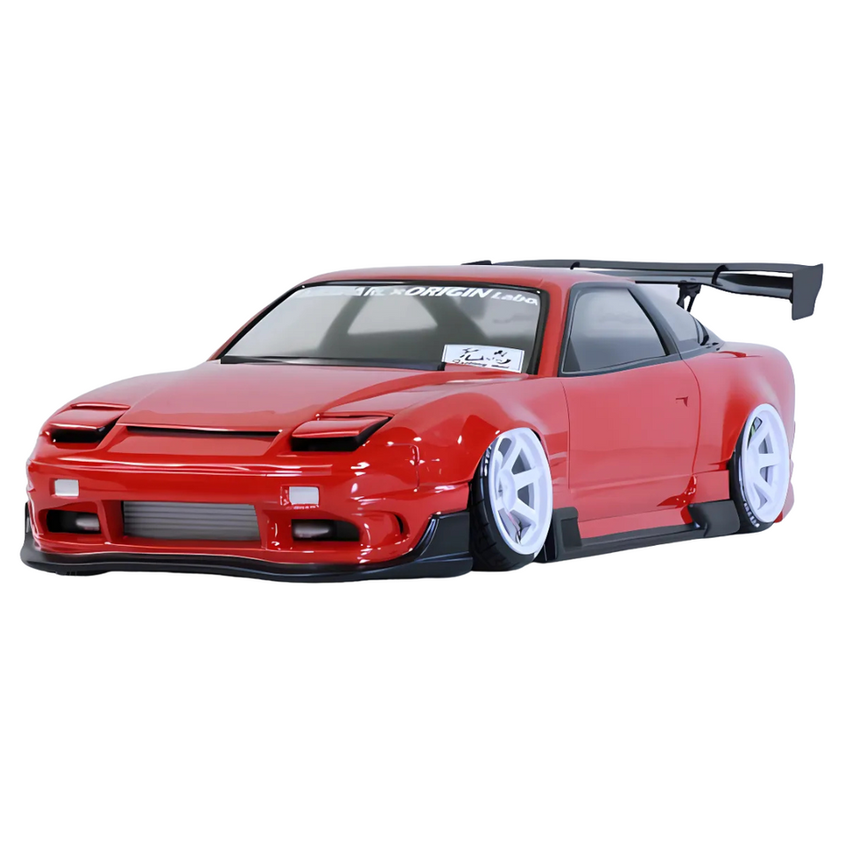 Pandora Nissan 180SX Origin Labo 1/10 RC Body Shell Set Clear PAB-3147