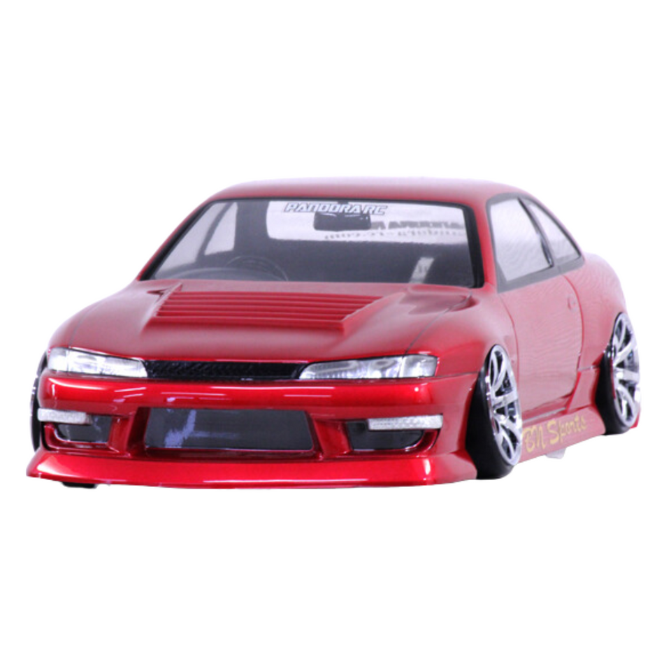 Pandora Nissan SILVIA S-14 BN Sports Clear 1/10 RC Body Shell PAB-165