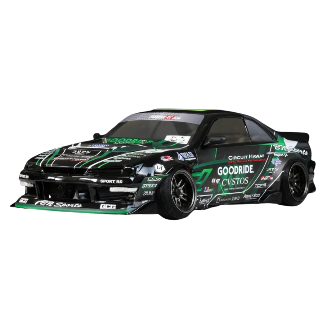 Pandora Nissan SILVIA S14 Late Model BLS BN Sports Clear 1/10 RC Body ...