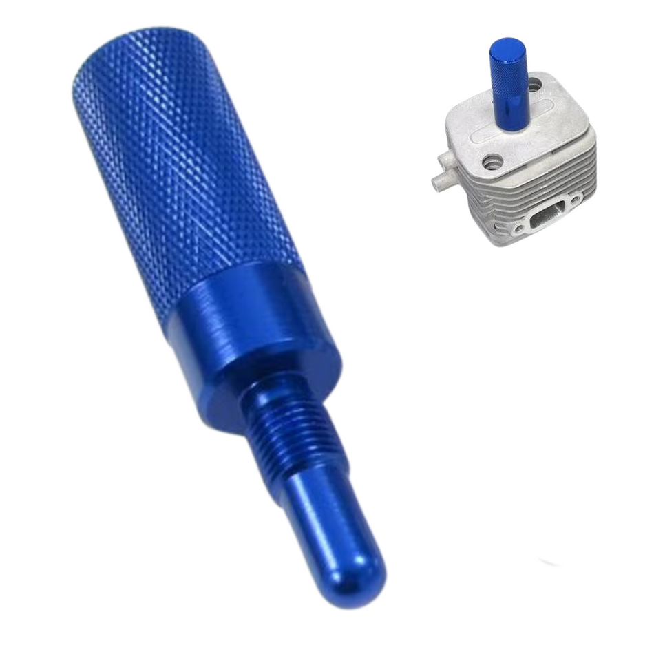 Piston Stopper Tool Blue for 10mm Threaded Engines CA180