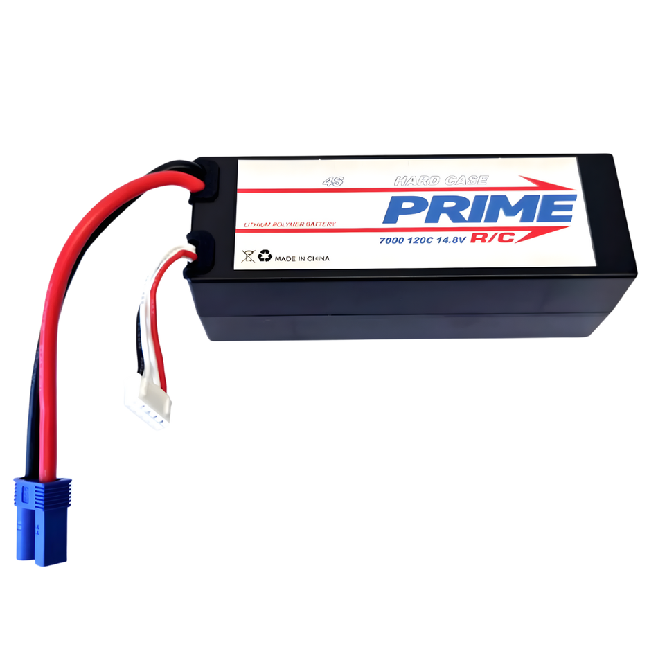 Prime RC 7000mAh 4S 14.8V 120C Hard Case LiPo EC5 PMQB70004SHC