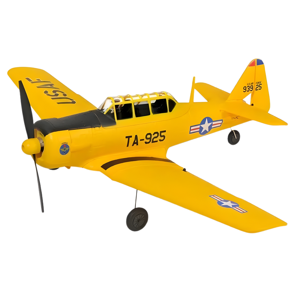 Prime RC Mini AT-6 450mm RTF RC Plane Mode 2 Yellow PMQTOP108B01
