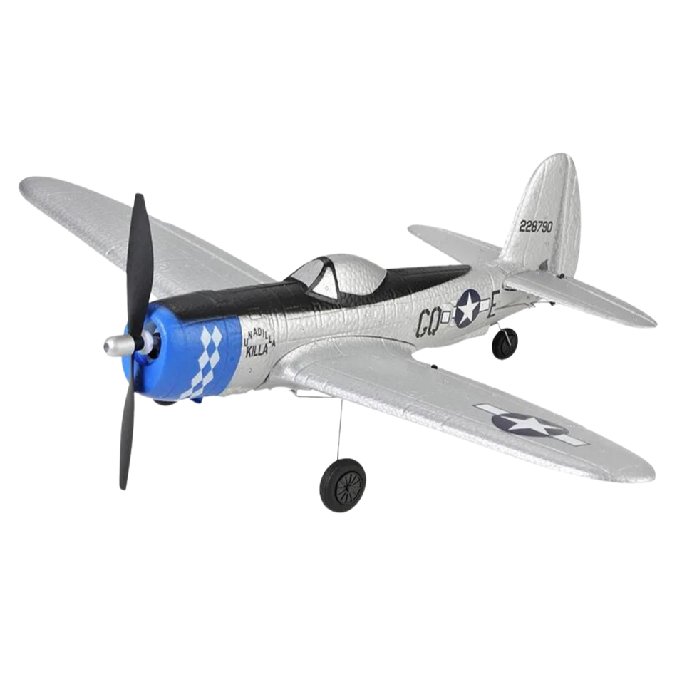 Prime RC Republic P47 Thunderbolt Mini RC Plane 402mm RTF Mode 2 PMQTOP104B