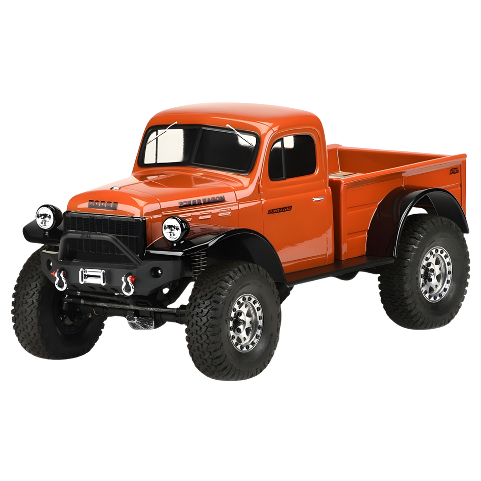 ProLine 1946 Dodge Power Wagon 1/10 Clear Body Suit 313mm Crawlers PR3499-00