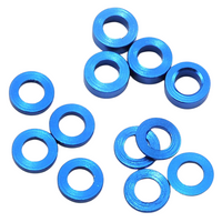 ProTek RC Aluminium Ball Stud Washer Set Blue 12pcs PTK-8371