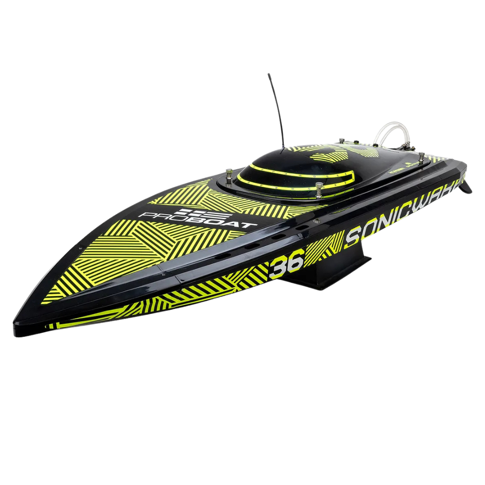 Pro Boat Sonicwake V3 36in RTR Brushless Deep-V Boat Black PRB-2171T1