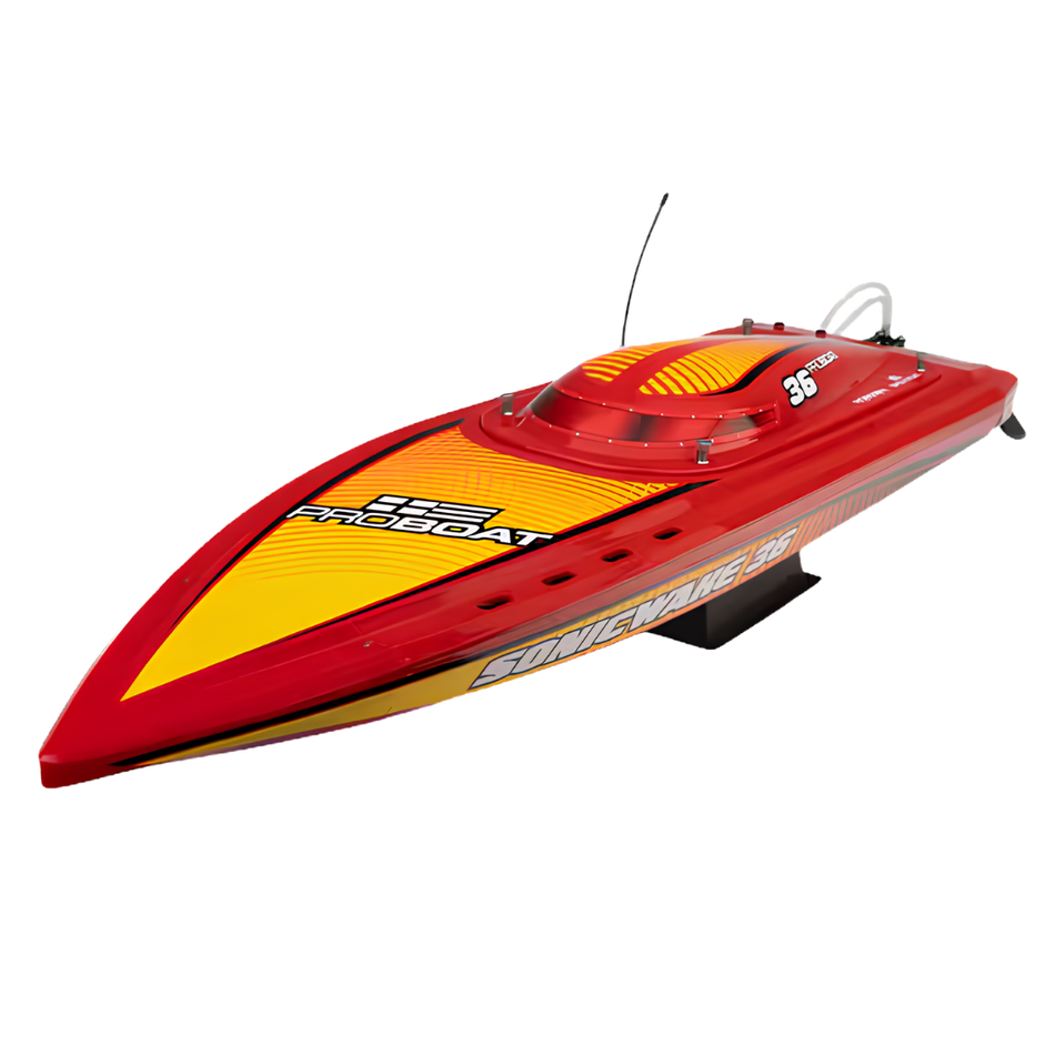 Pro Boat Sonicwake V3 36in RTR Brushless Deep-V Boat Red PRB-2171T2