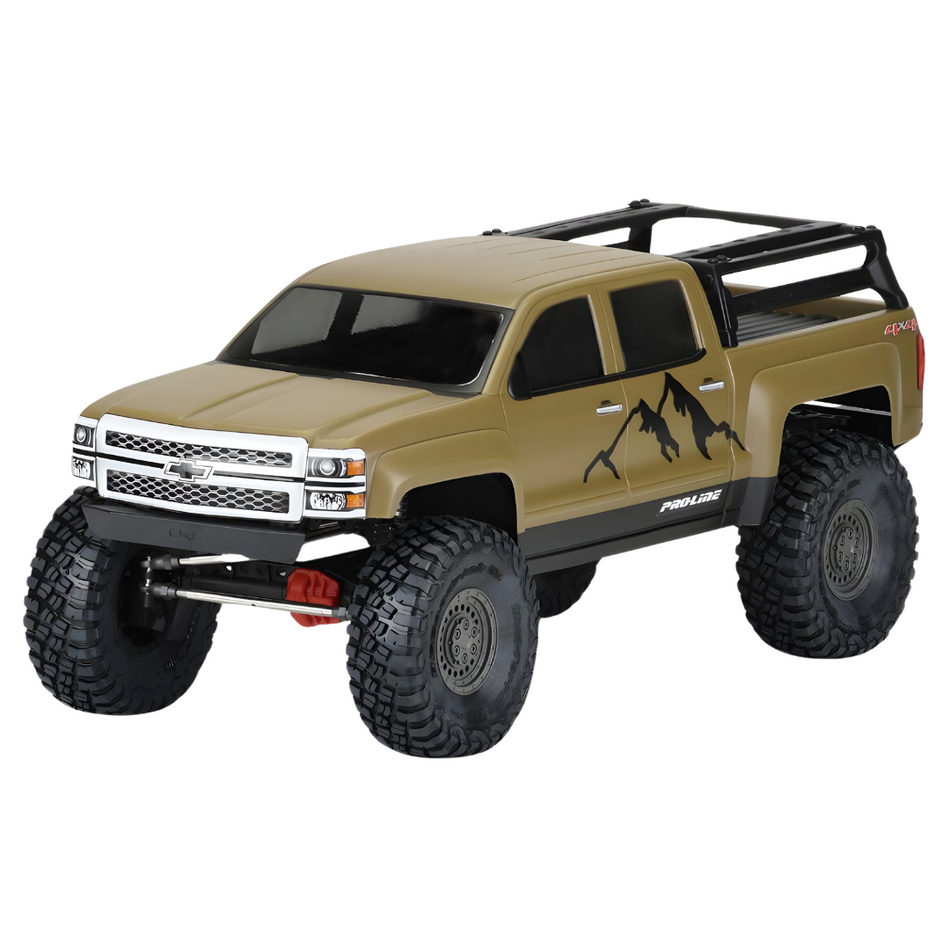 Proline 2015 Chevrolet Silverado 1/10 Clear Crawler Body, SCX10 III 353mm WB PR3585-00