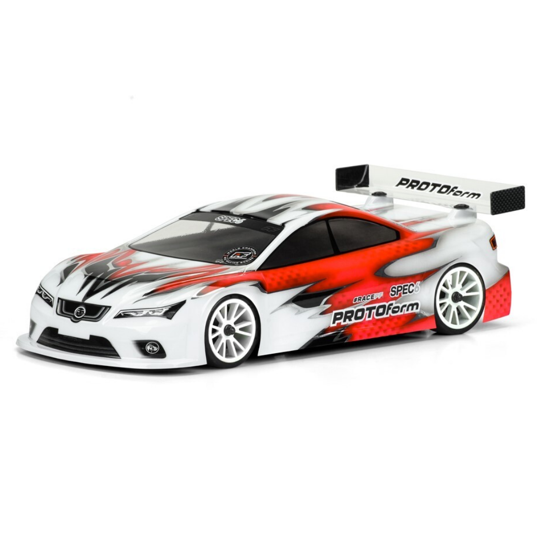 Protoform Spec-6 190mm Light Weight Clear Touring Car Body 1568-25 – OZRC