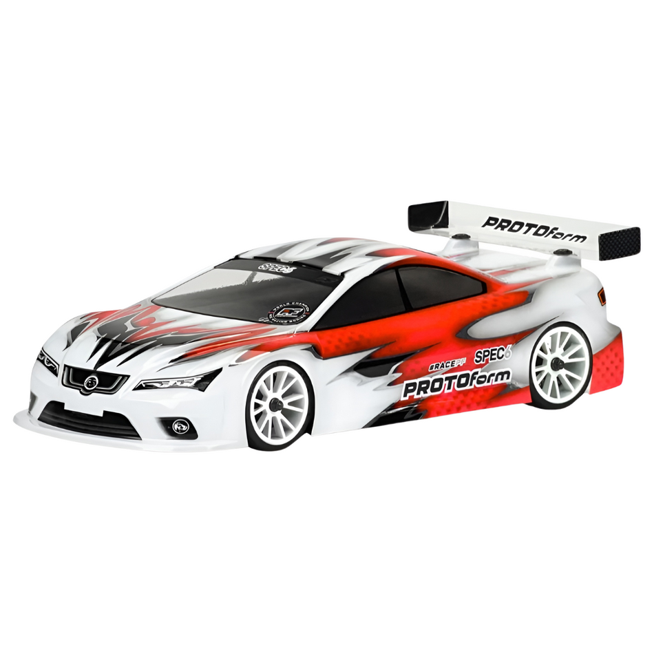 Protoform Spec6 1/10 Touring Car Lightweight Clear Body Shell 190mm PR1568-25