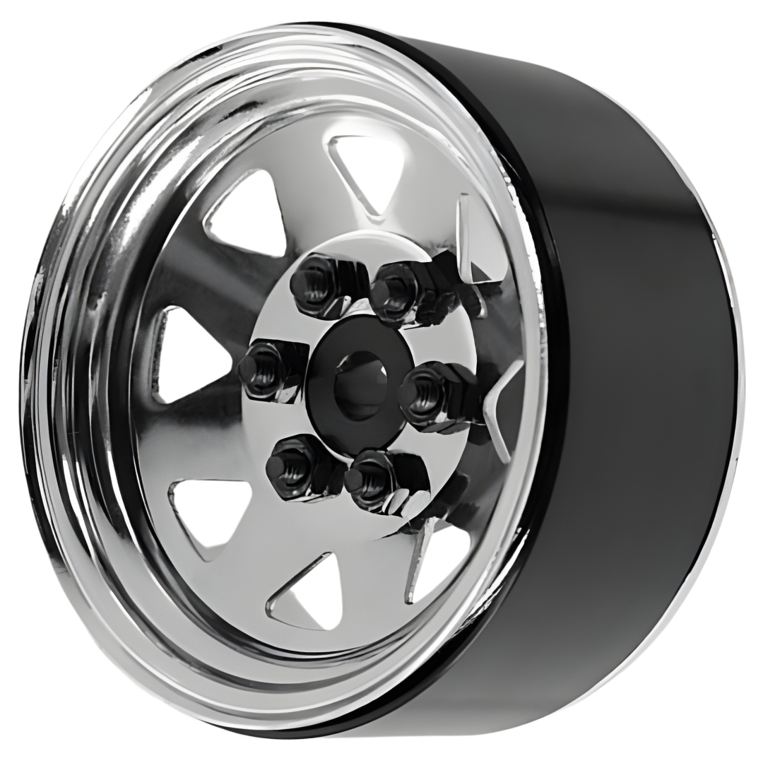 RC4WD Z-W0130 6 Lug Wagon 1.9 Stahl Stamped Beadlock Felgen (Black) 4, 54,99