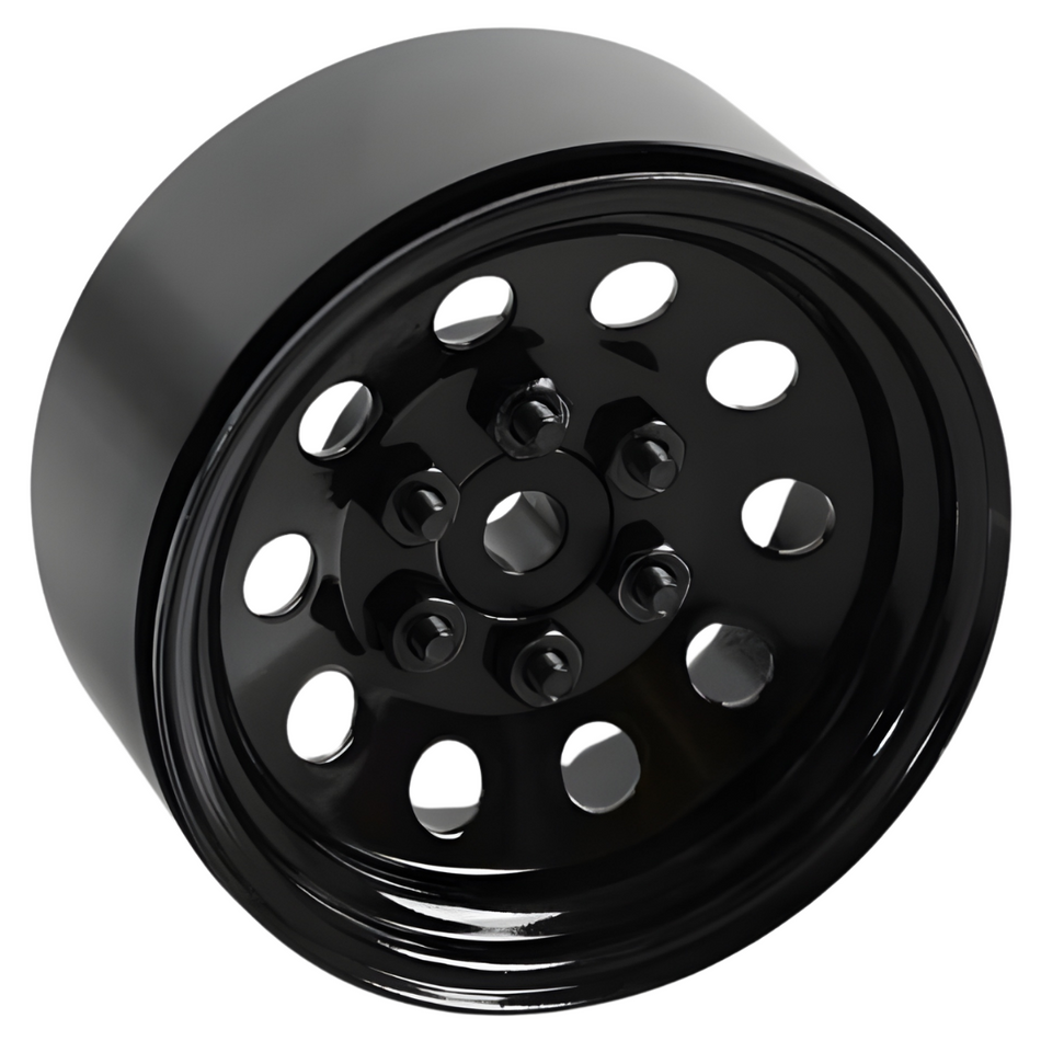 RC4WD Pro10 1.9" Steel Stamped Beadlock Crawler Wheels (Black) Z-W0074