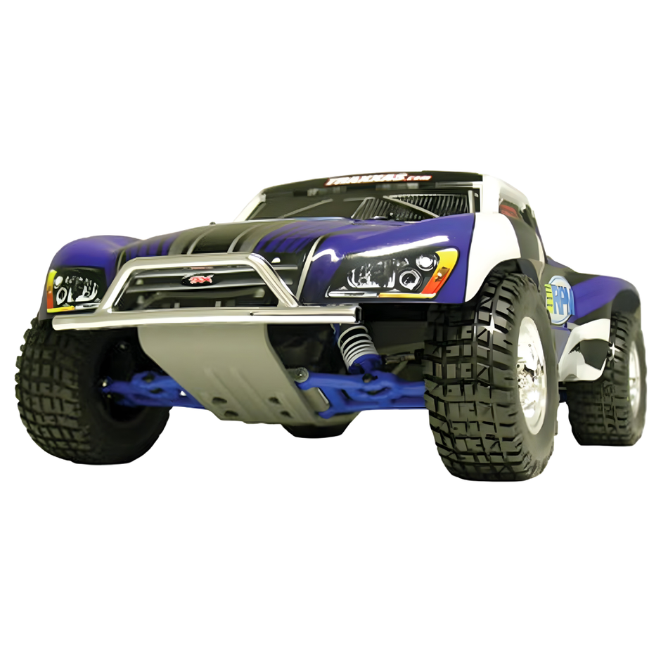 RPM Front Bumper Skid Plate Traxxas Slash Chrome Grey RPM80953