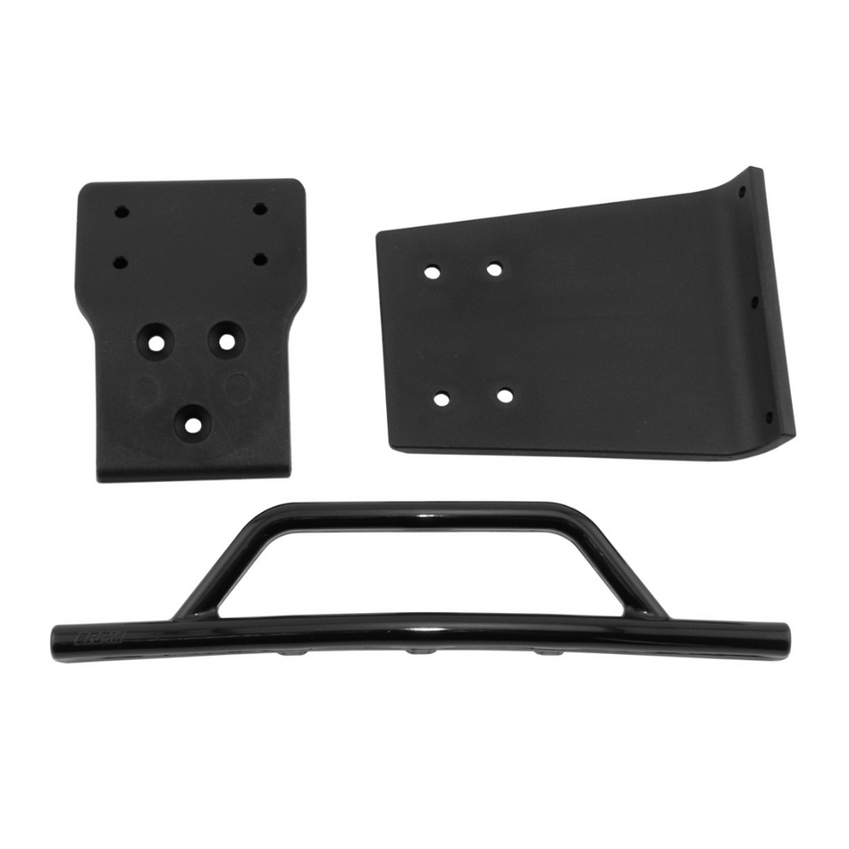 RPM Front Bumper & Skid Plate for the Traxxas Slash 4x4 Black 80022