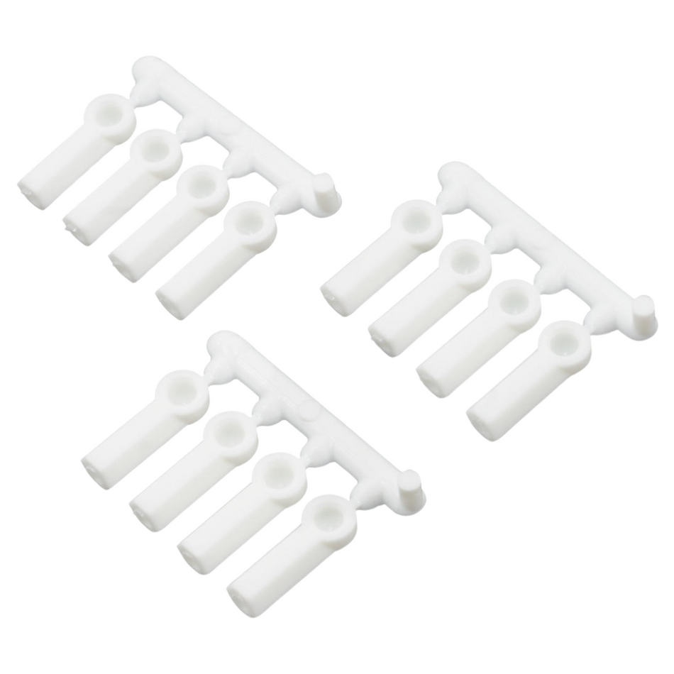 RPM Heavy Duty Rod Ends 4-40 Thread Suits Losi Associated HPI White (12) RPM73381
