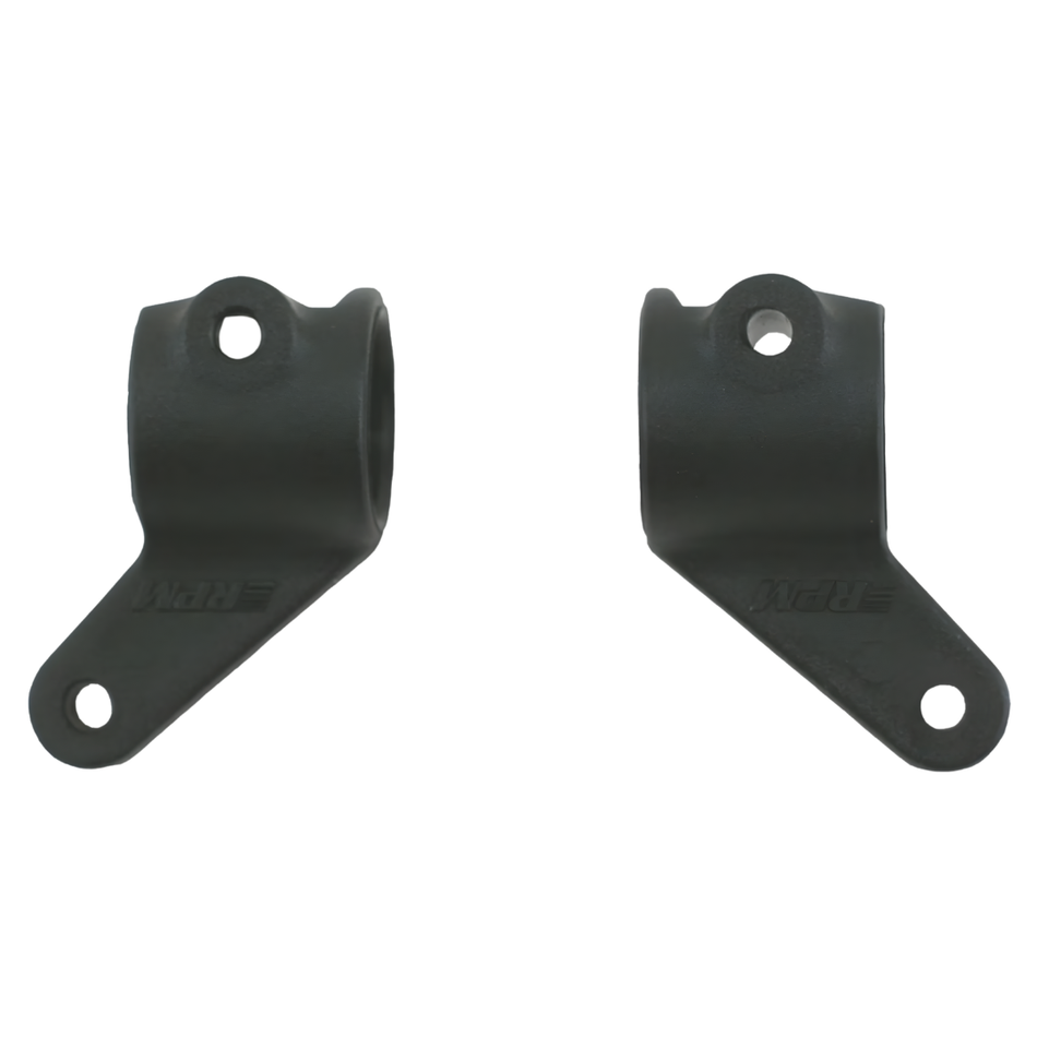 RPM Front Bearing Carrier Set (Black) 2pcs Slash, Bandit, Rustler, Stampede 80372