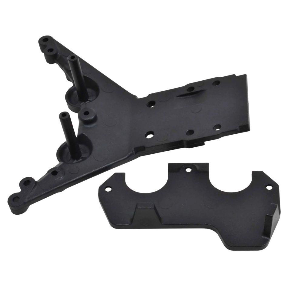 RPM Front Skid Plate Associated Rival MT10 Pro4 SC10 Black 81782