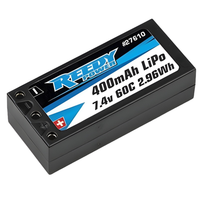 Reedy Power 400mAh 60C 7.4V 1-28 LiPo Battery 27610