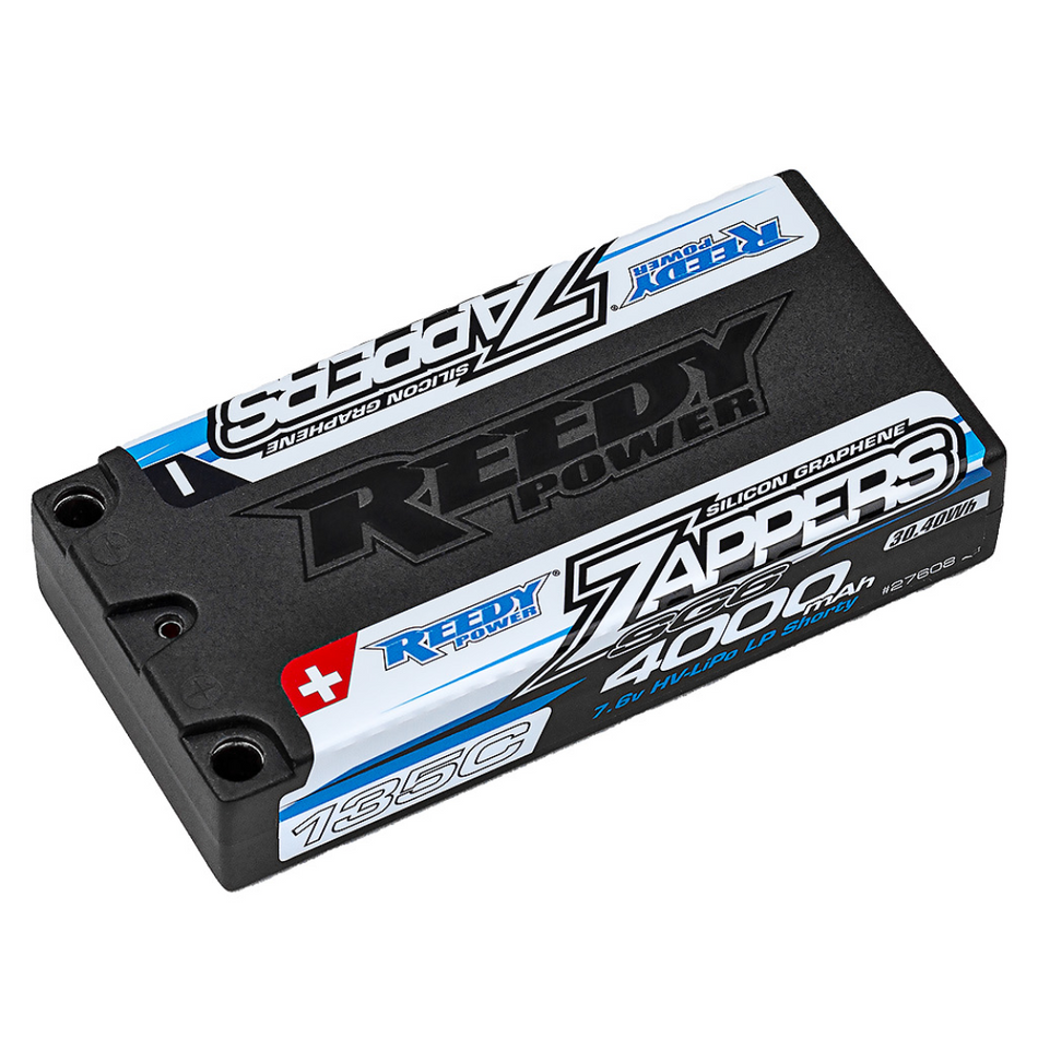 Reedy Zappers SG6 4000mAh 135C 7.6V LP Shorty LiPo Battery 27608