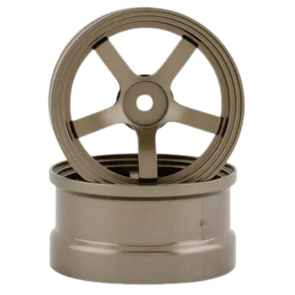 Reve D 1/10 DP5 Drift Wheels w/12mm Hex (Bronze/6mm Offset) 2pcs RW-DP5B6