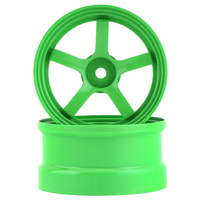 Reve D 1/10 DP5 Drift Wheels w/12mm Hex (Green/6mm Offset) 2pcs RW-DP5G6