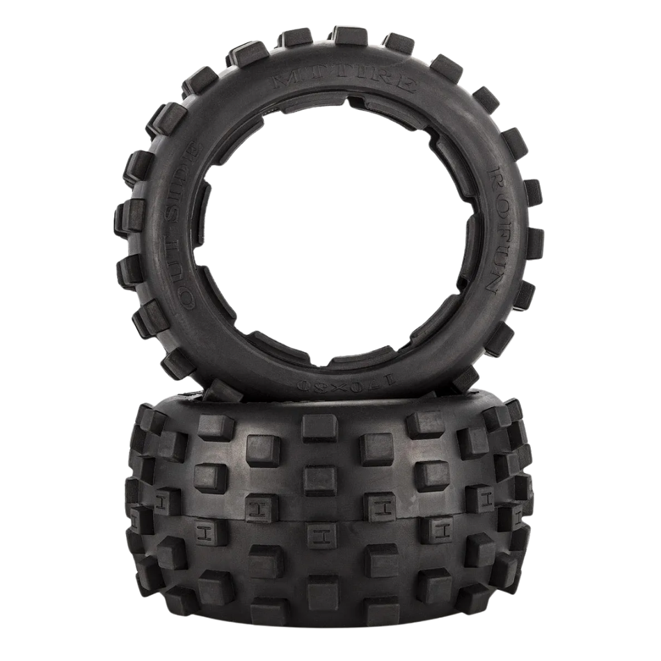 Rovan 4.7/5.5in Baja 5B Rear MX Tyres Beadlock Off-Road Buggy 2Pcs 95002A