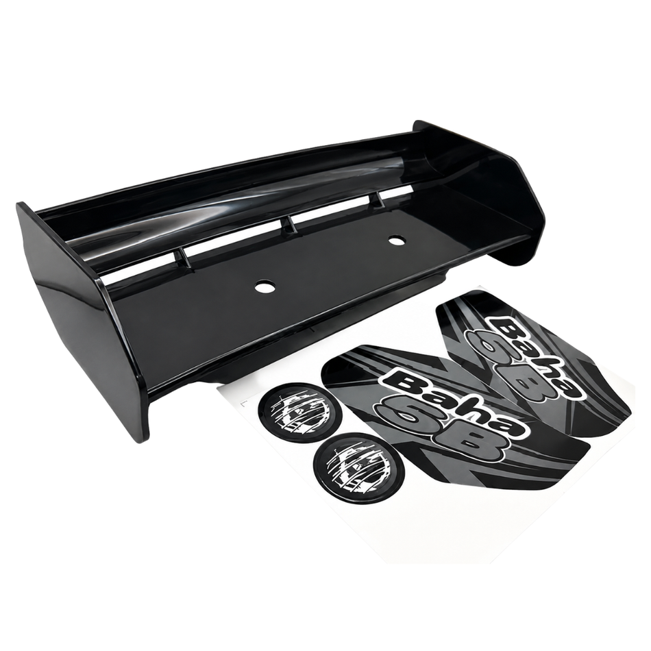Rovan Rear Wing Black 1/5 Baja Buggy Replacement w Decals ROV-66113