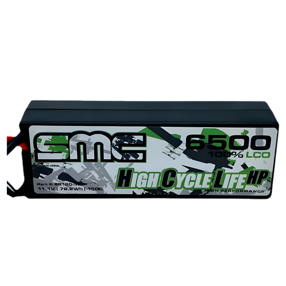 SMC 11.1V 6500mAh 150C Hardcase LiPo T Plug Connector SMC-65150-3S1P-T