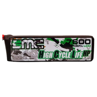SMC HCL-HP 11.1V 7600mAh 150C 3S LiPo Battery G10 Protection Plates SC5 Connector