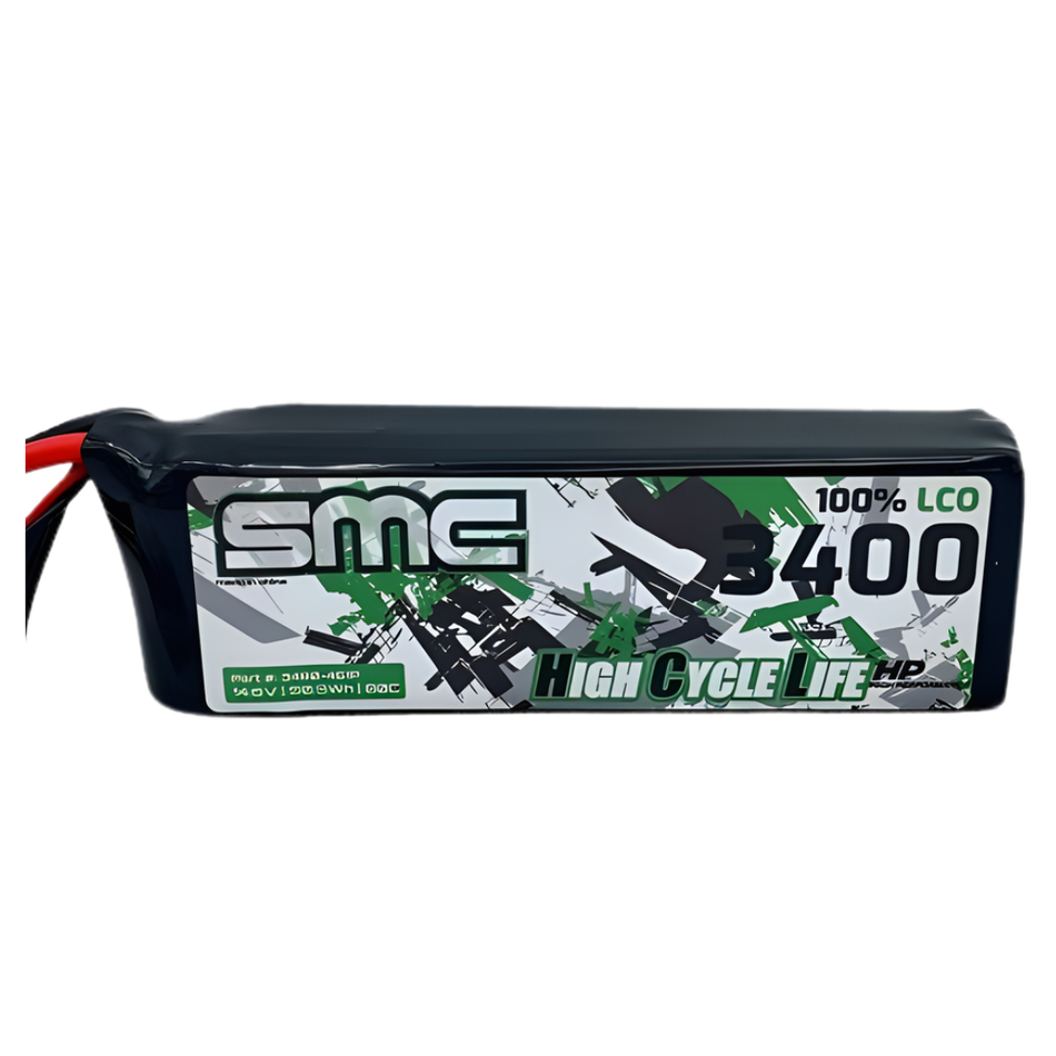 SMC 14.8V 4S 3400mAh 80C Flight Pack Deans Connecter SMC-3480-4S1P-T