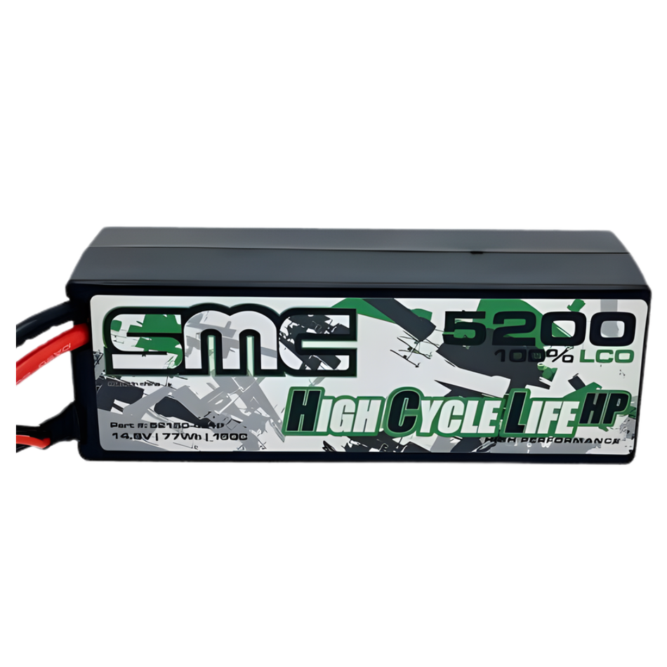SMC 14.8V 4S 5200mAh 150C Hardcase Traxxas ID Compatible SMC-52150-4S1P-TRX