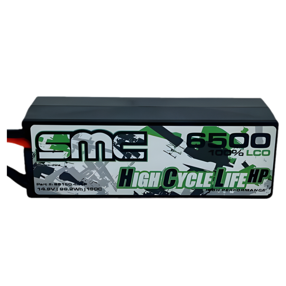 SMC 14.8V 4S 6500mAh 150C Hardcase Traxxas ID Compatible SMC-65150-4S1P-TRX