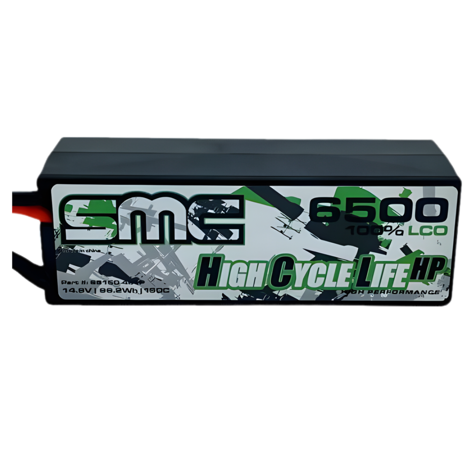 SMC HCL-HP 14.8V 6500mAh 150C LiPo Battery Hardcase T Plug