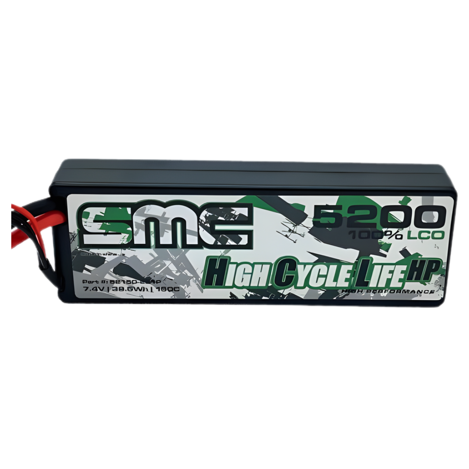 SMC 7.4V 2S 5200mAh 150C Hardcase SC5 EC5 IC5 Compatible SMC-52150-2S1P-SC5