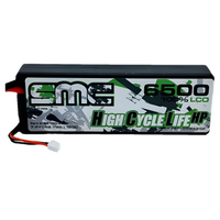 SMC 7.4V 2S 6500mAh 150C Hardcase SC5 EC5 IC5 Compatible SMC-65150-2S1P-SC5