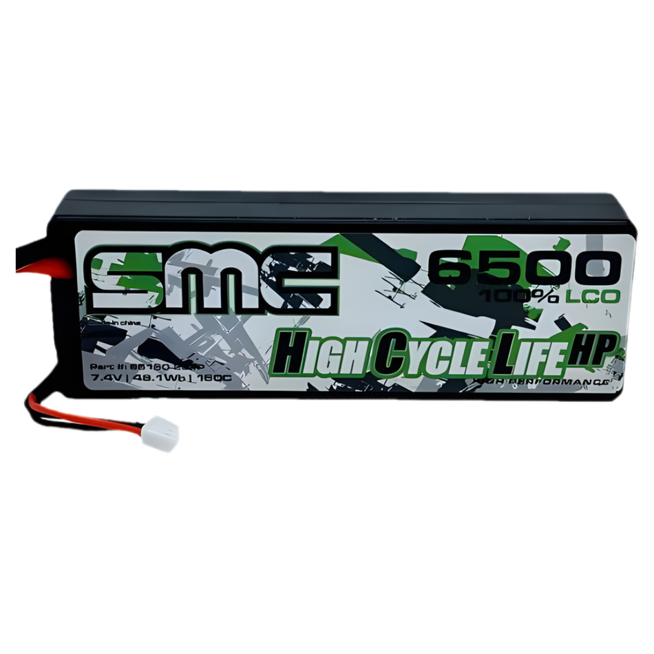 SMC 7.4V 2S 6500mAh 150C Hardcase SC5 EC5 IC5 Compatible SMC-65150-2S1P-SC5