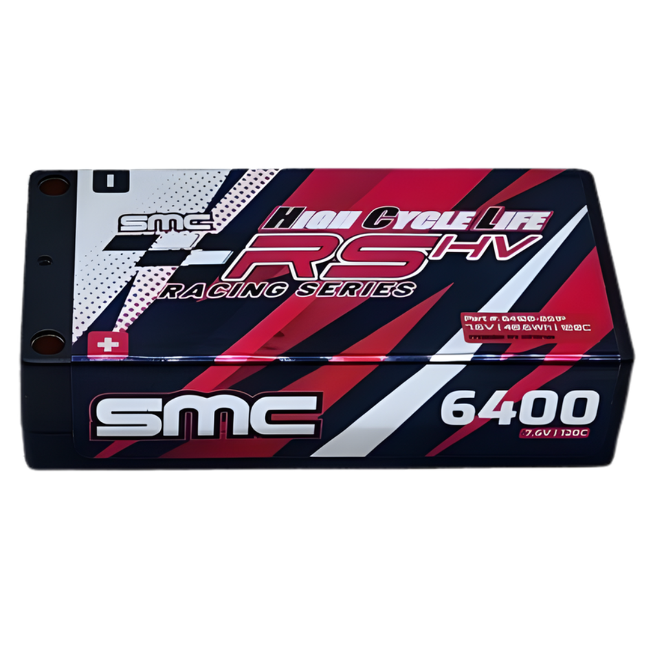 SMC HCL-RS 7.6V 6400mAh 120C LiHV Shorty Hardcase 5mm Inboard