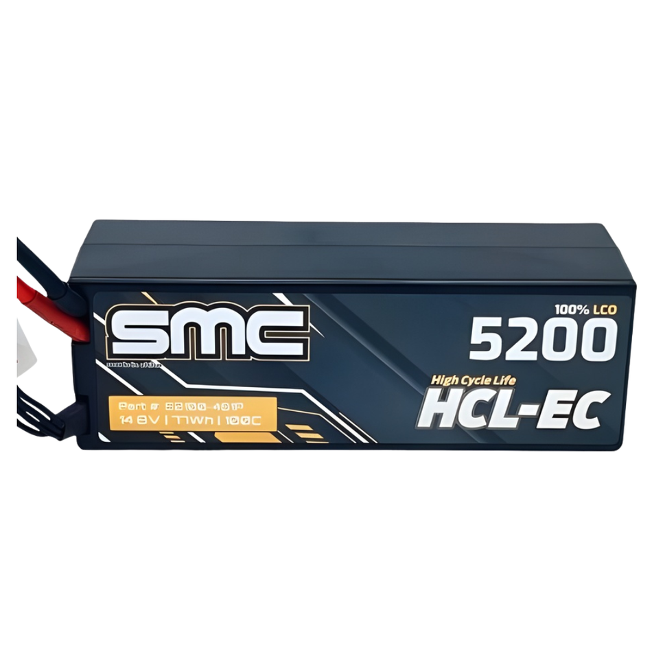 SMC HCL EC LiPo Battery 4S 5200mAh 100C Hardcase 14.8V SMC521004S1PT