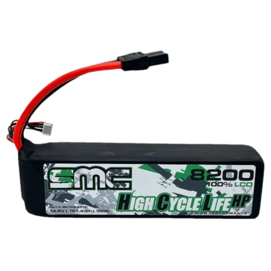 SMC HCL-HP 4S 8200mAh 150C LiPo Traxxas ID Compatible SMC-82150-4S1P-TRX