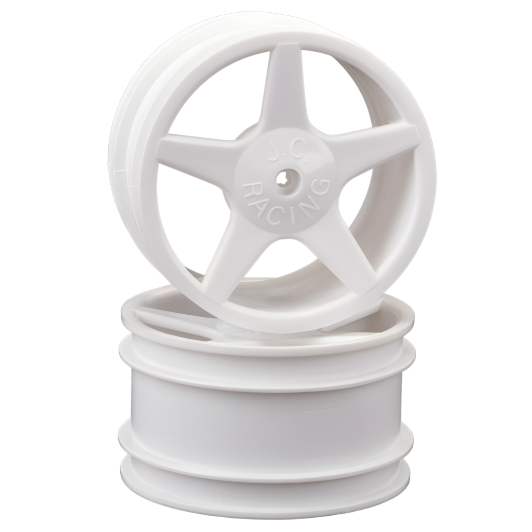 CoreRC JC 5 Spoke 2.2 Rear Wheel White Suits CAT XLS ProCat CR681 – OZRC