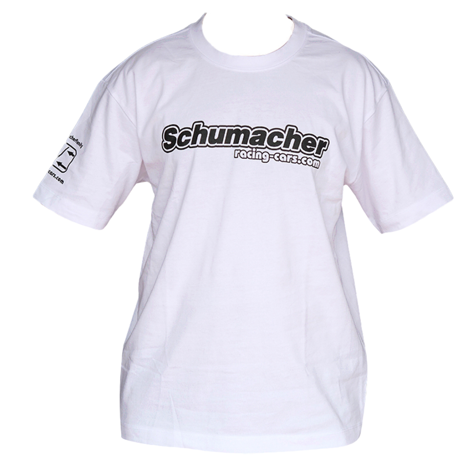 Schumacher Mono T Shirt White Large Organic Cotton Apparel G1001L